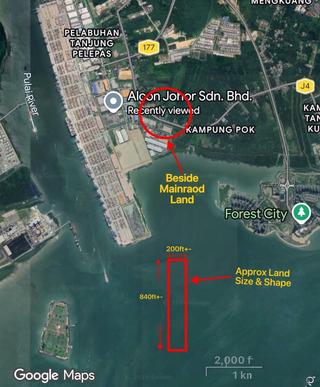 Medium Industrial Land for Sale at Gelang Patah, Johor photo 2